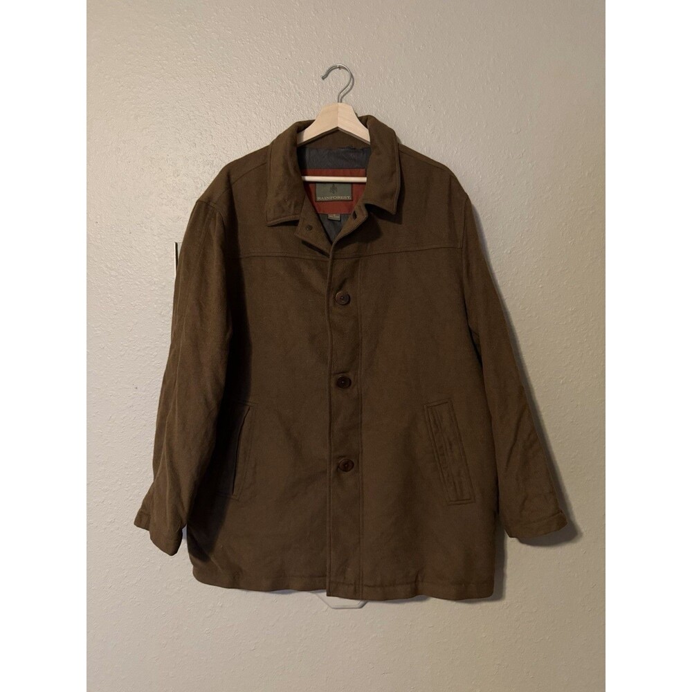 Rainforest Brown Wool And Cashmere Coat Size M women’s